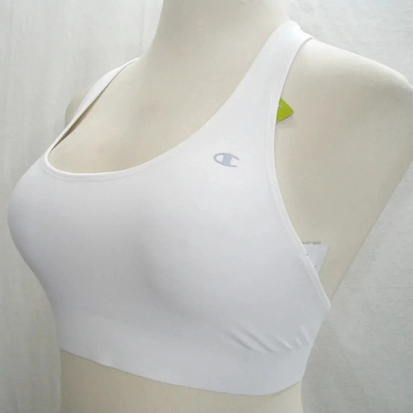 SMALL Champion B9504 Absolute Racerback Sports Bra White NWT - Picture 3 of 8